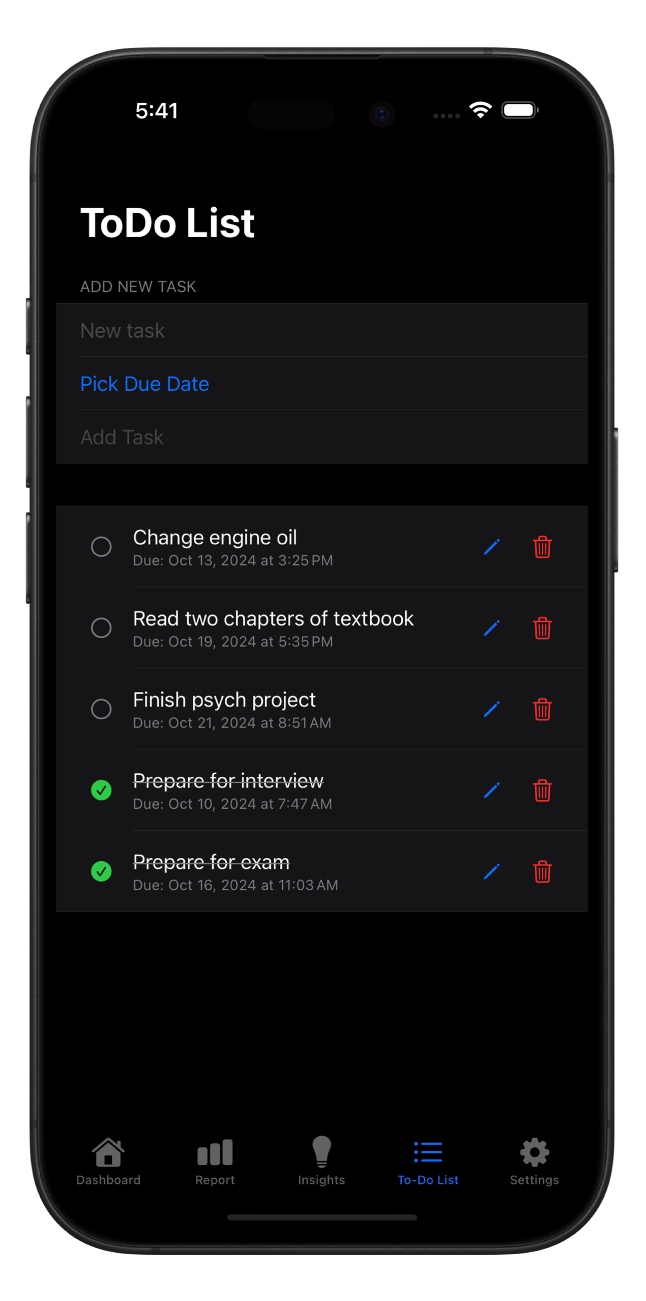 Task Management Integration